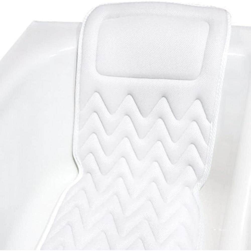 Luxury Bath Pillow for Bathtub, Full Body Mat and Cushion Headrest with Pow