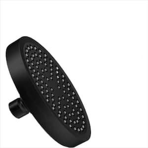 6-Spray Patterns with 1.8 GPM 6 in. ‎Ceiling Mount Rain Fixed Shower Head in Black