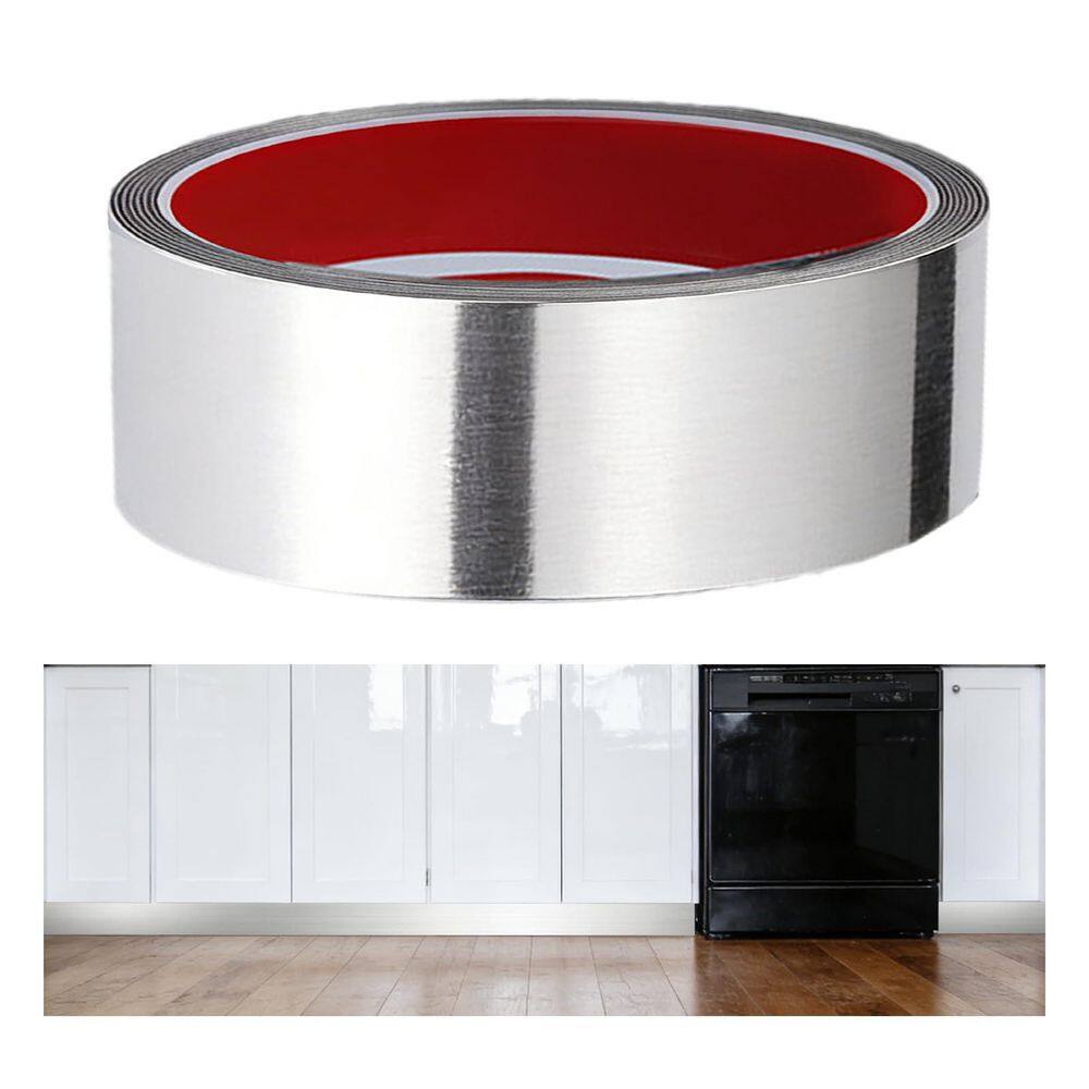 118-W x 4-in D x 0.1-in H in Stainless Steel Toe Kick, Self Adhesive Kickplate for Bottom of Door, Cabinet, Cupboard price history on PriceWatchPro