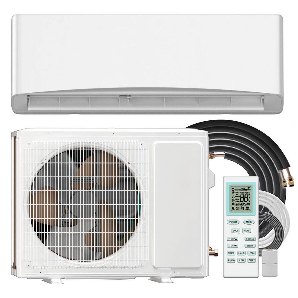 DIY 1-Zone 1,2000 BTU 17SEER Ductless Mini Split Air Conditioner Heat Pump w/ 13/15 ft. Connection Pipe, Remote-230-Volt price history on PriceWatchPro