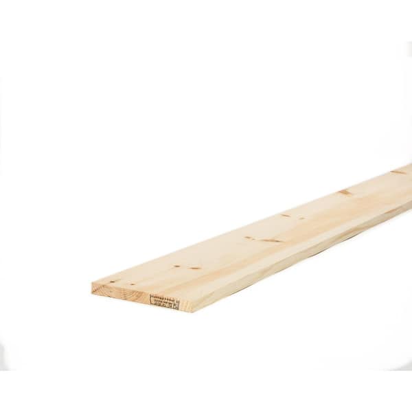 Unbranded 1 in. x 8 in. x 8 ft. Premium Kiln-Dried Square Edge Common Softwood Boards