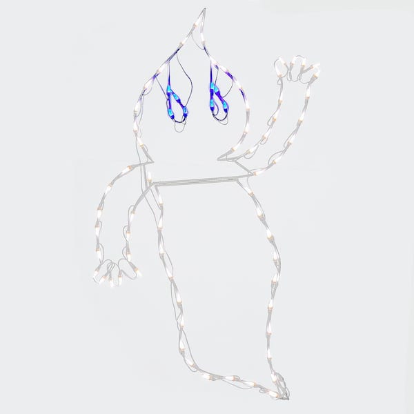 Halloween Lighted Waving Ghost Decoration