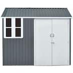 6 ft. x 8 ft. x 7 ft. Galvanized Steel Nordic Storage Shed