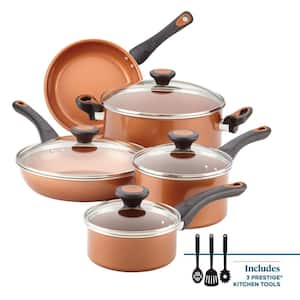 Farberware Copper Aluminum 15-Piece Cookware Set