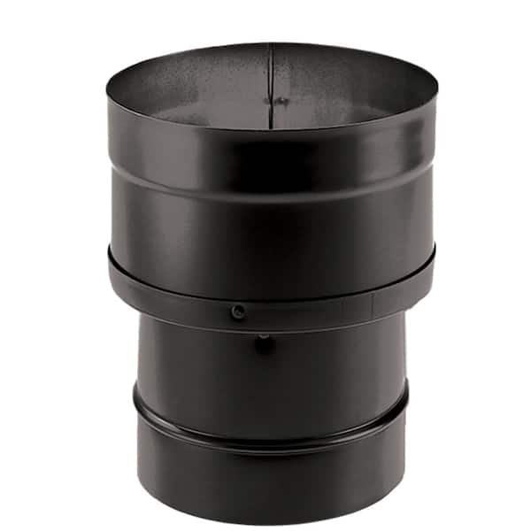 DuraVent 6- Inch Diameter Durablack Single Wall Black Stove Pipe - 6- Inch  Durablack, Chimney Products