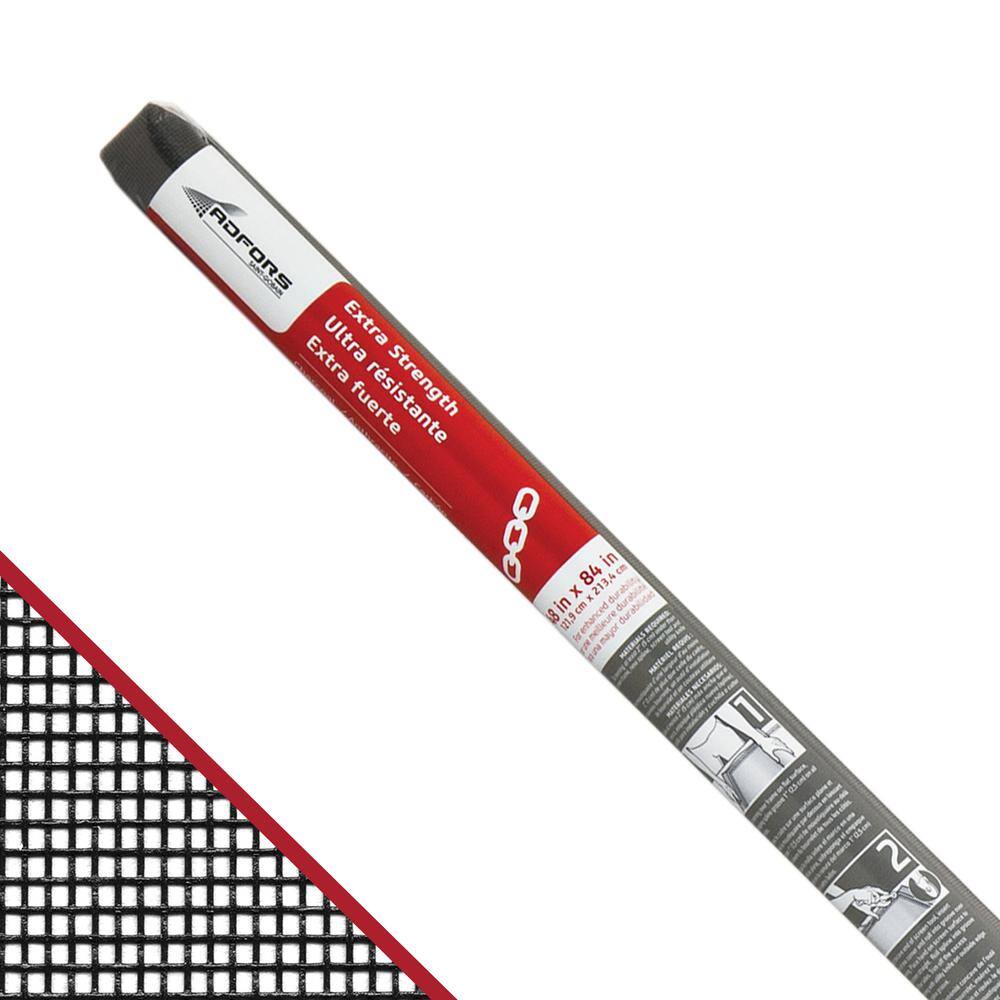 SaintGobain ADFORS 48 in. x 84 in. Charcoal Fiberglass Extra Strength