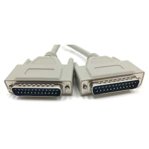 10 ft. RS-232 DB25 Male to Male Serial Cable