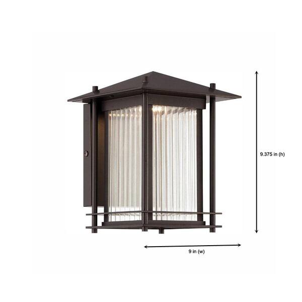 1593-Lumen 15-Watt Bronze Hardwired LED Flood Light 1593-Lumen 15-Watt Bronze Hardwired LED Flood Light