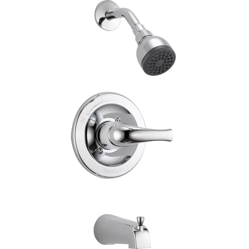 Peerless 1-Handle Wall Mount Tub and Shower Faucet Trim Kit in