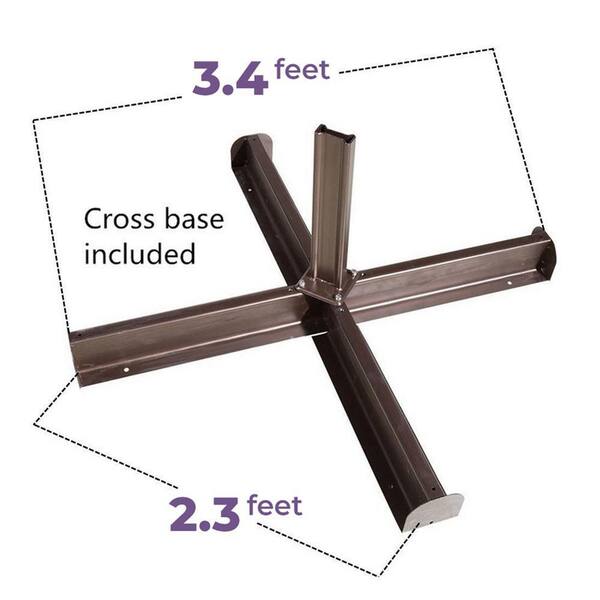 Abba Patio 8 Ft X 10 Rectangular Cantilever Push Tilt Umbrella In Dark Red Apnrc810dr - Abba Patio Rectangular Offset Umbrella With Cross Base Abba Patio 8 Ft X 10 Rectangular Cantilever Push Tilt Umbrella In Dark Red Apnrc810dr - Abba Patio Rectangular Offset Umbrella With Cross Base