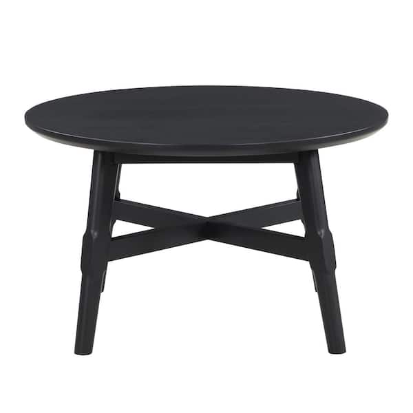 Steve Silver Oslo 32 in. Black Coffee Table