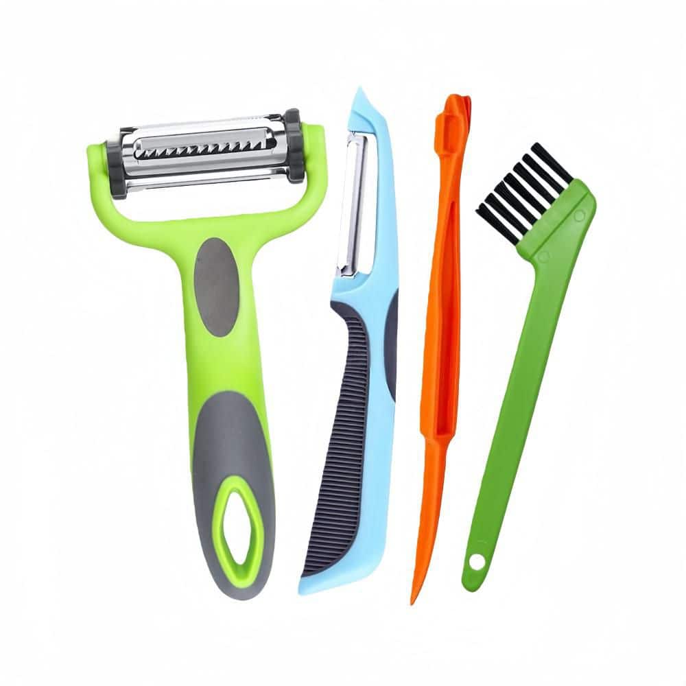 Esepony 3 in 1 Blade Spin Peelers with Julienne Function for