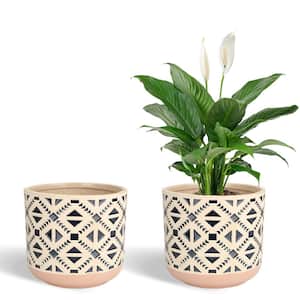 5.1 in. Ceramic Decorative Planter Floor Pot (1-Piece)