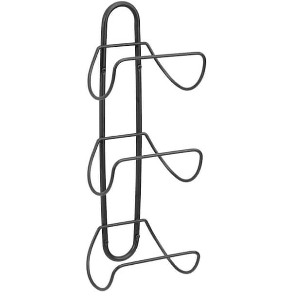 Dyiom Modern Decorative Metal 3-Level Wall Mount Towel Rack Holder and Organizer for Storage of Bathroom Towels