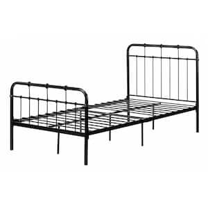 Cotton Candy Black Twin Bed