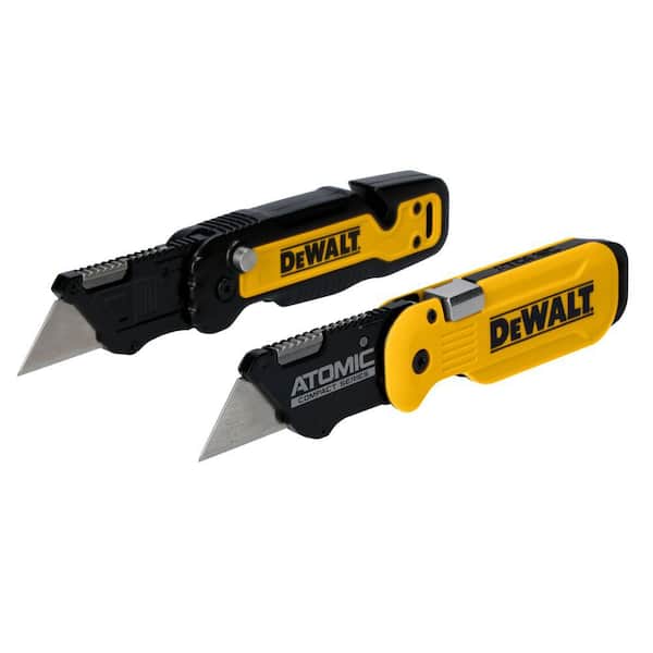 DEWALT - Atomic and Push and Flip Folding Utility Knives (2-Pack)