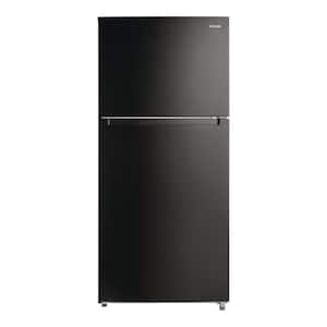 Vissani 10.1 cu. ft. Top Freezer Refrigerator in Black Garage