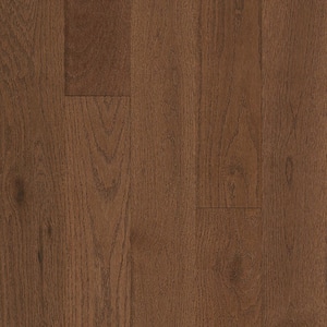 Take Home Sample - Oak Oakleaf Brown Solid Hardwood Flooring - 5 in. x 7 in.