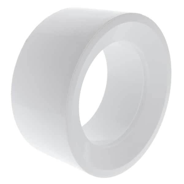NIBCO 6 in. x 4 in. PVC DWV Spigot x Hub Flush Bushing