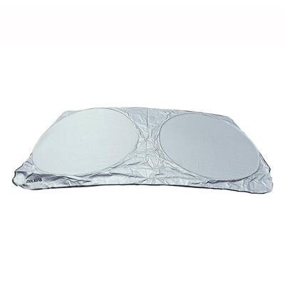63 in. x 35.4 in. Car Windshield Sun Shade Made from Durable Reflective Polyester