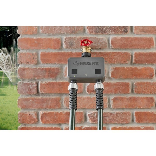 Husky Smart Watering Timer for Irrigation and Sprinklers Powered by Hubspace 867006-1004 - The Home Depot