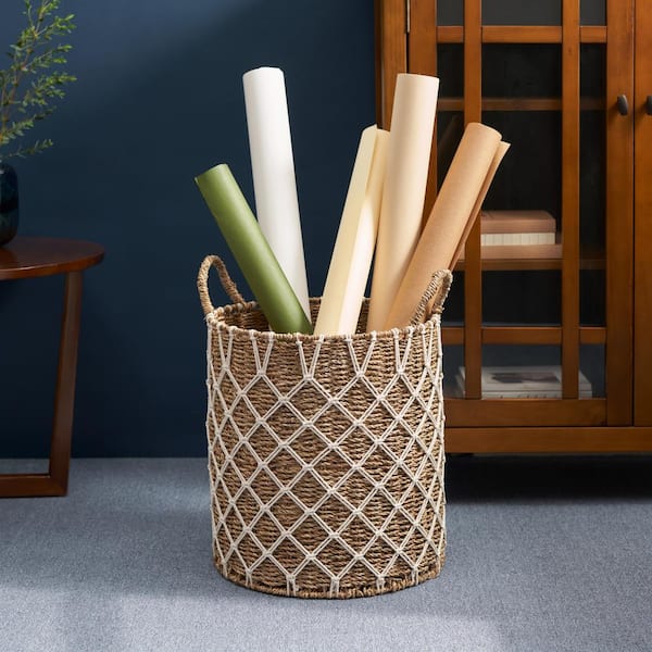 StorageWorks Seagrass Napkin Holder For Table, Wicker