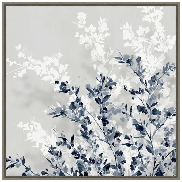 Amanti Art 22 in. Blue Spring I Easter Holiday Framed Canvas Wall Art