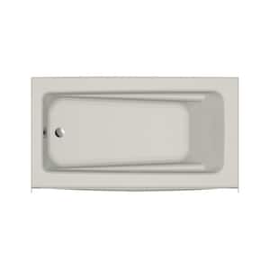 Primo PURE AIR 60 in. x 32 in. Rectangle Air Bath Bathtub with Left Drain in Oyster