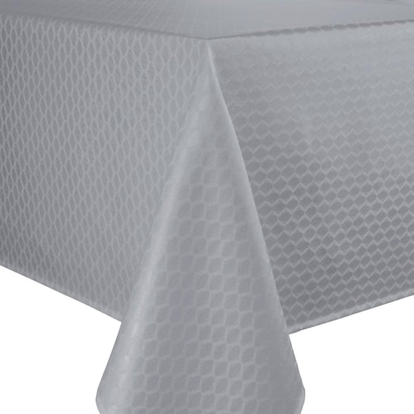 Olivia Tablecloth, Grey - 60"W x 84"L