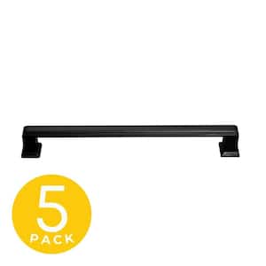 Octa Series 7-1/2 in. (192 mm) Center-to-Center Modern Black Cabinet Handle/Pull (5-Pack)
