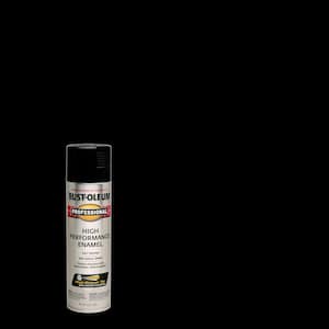 15 oz. High Performance Enamel Gloss Black Spray Paint (6-Pack)