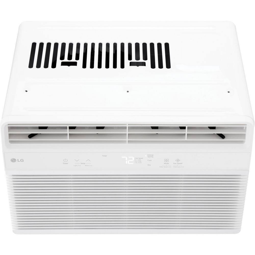 LG 6,000 BTU White Window Air Conditioner with Remote