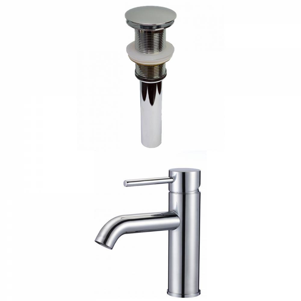 Roxy Single Handle High Arc Single Hole Bathroom Faucet with Deckplate Incl