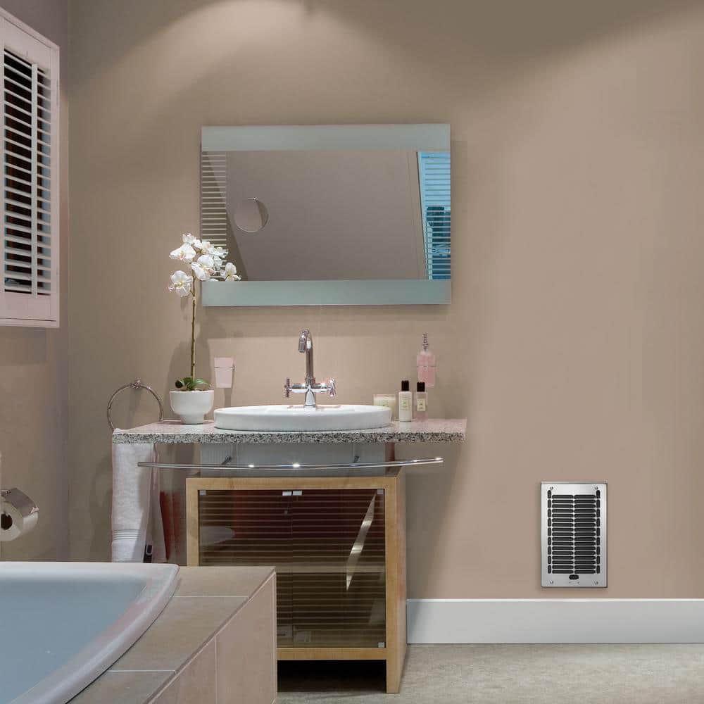 Cadet 1000W Chrome Fan-Forced Wall Heater