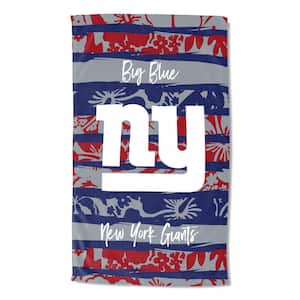 NFL Ny Giants Cotton/Polyester Blend Multi Color Pocket Beach Towel