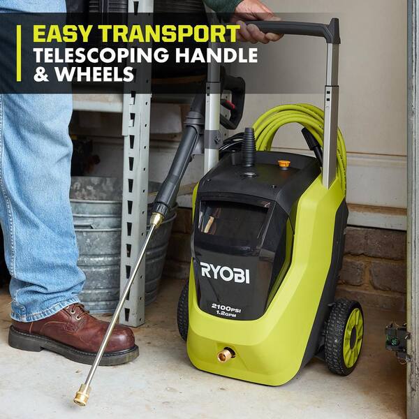 RYOBI 2100 PSI 1.2 GPM Cold Water Corded Electric Pressure Washer