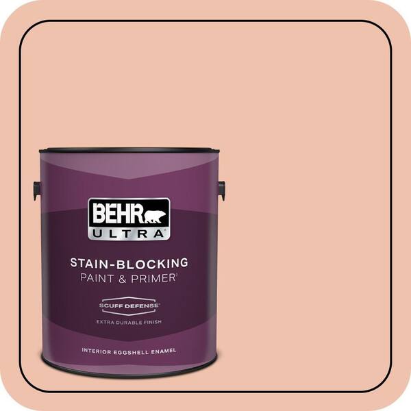 BEHR ULTRA 1 gal. #M180-3 Flamingo Feather Extra Durable Eggshell Enamel Interior Paint & Primer