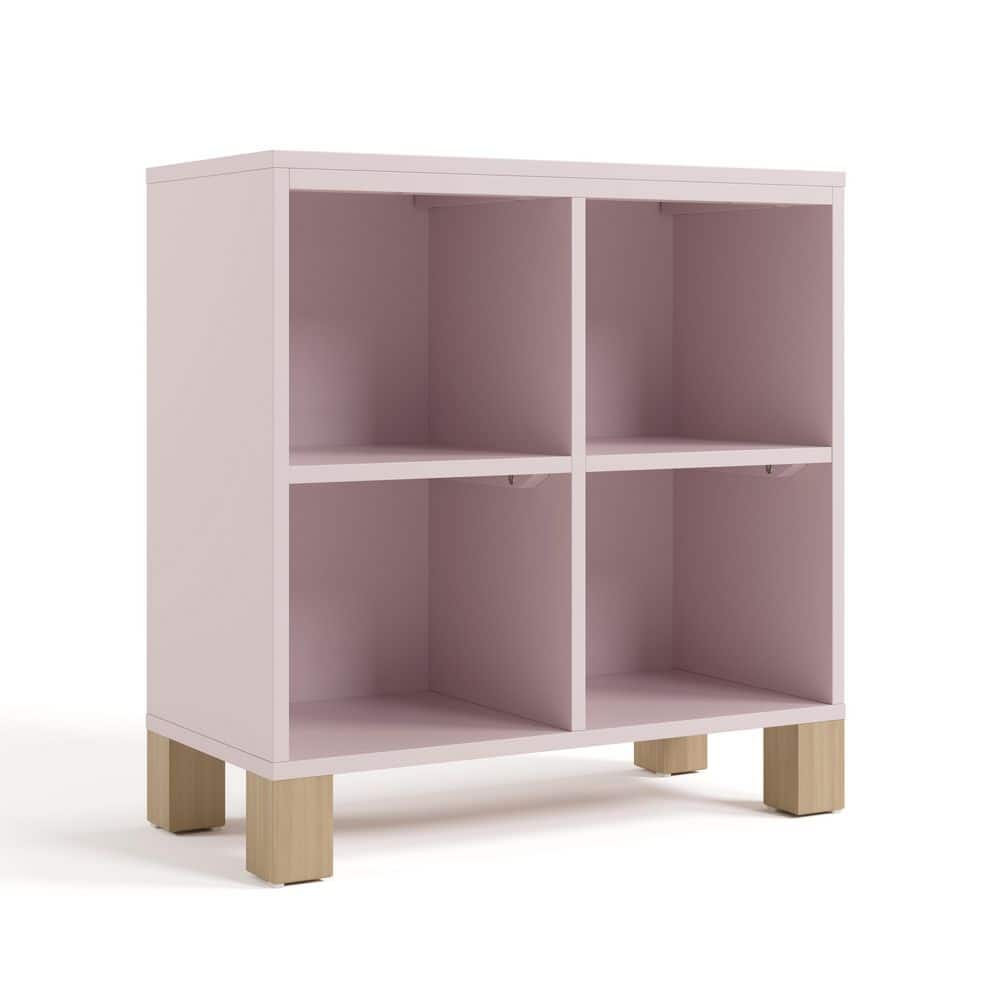 California Cube Organizer Bookcase Sage with Driftwood 27.24 in. W