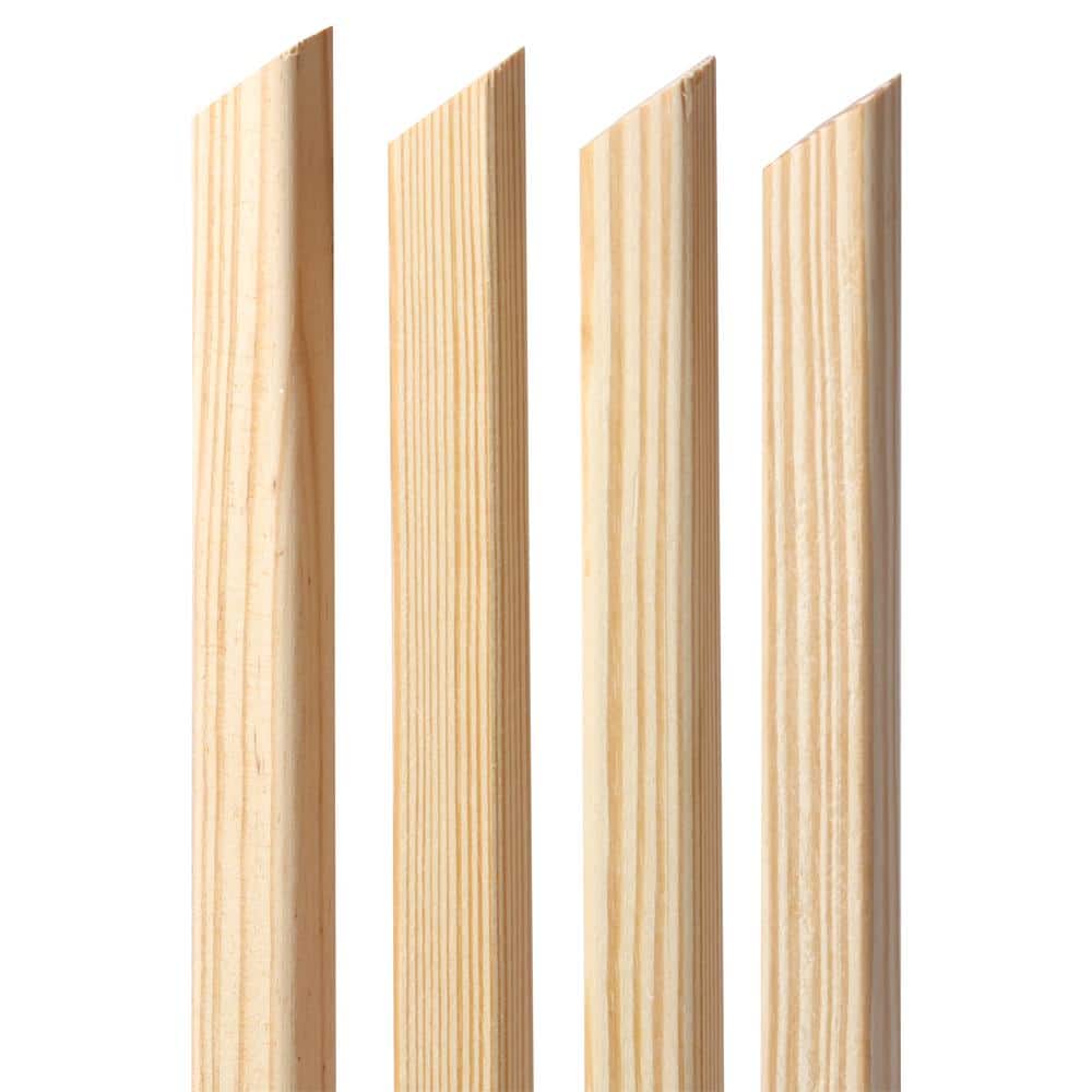 Pressure-Treated Pine 6 ft. Wood Railing Kit with Balusters