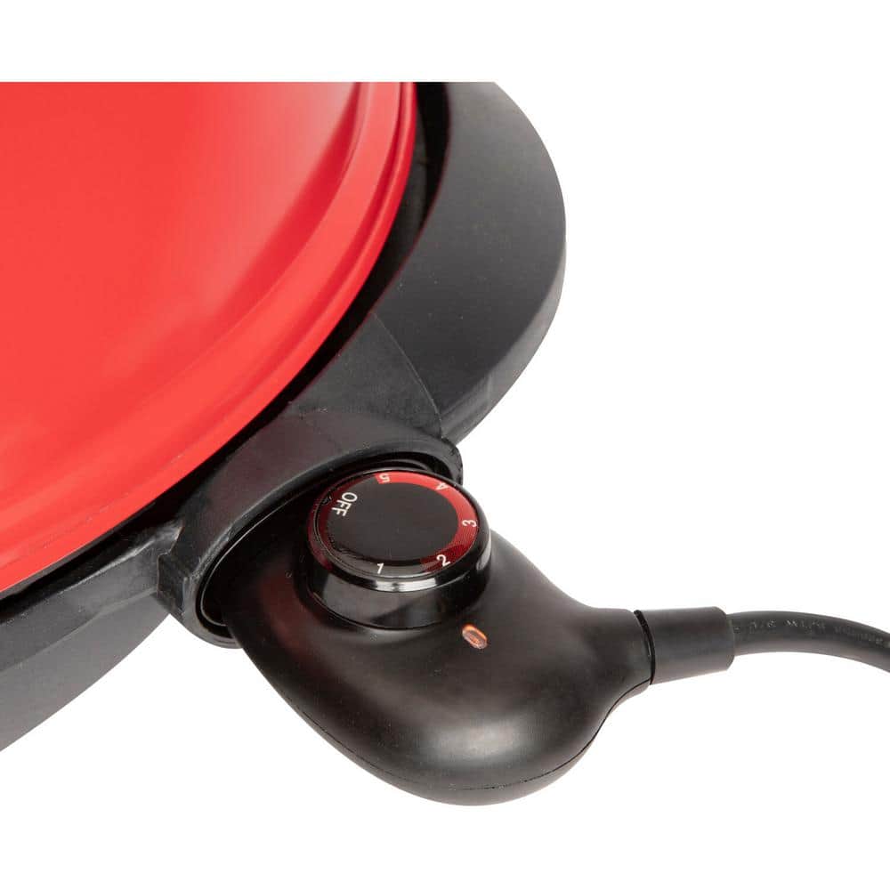 Cuisinart Red 2-in-1 Indoor/Outdoor Electric Grill