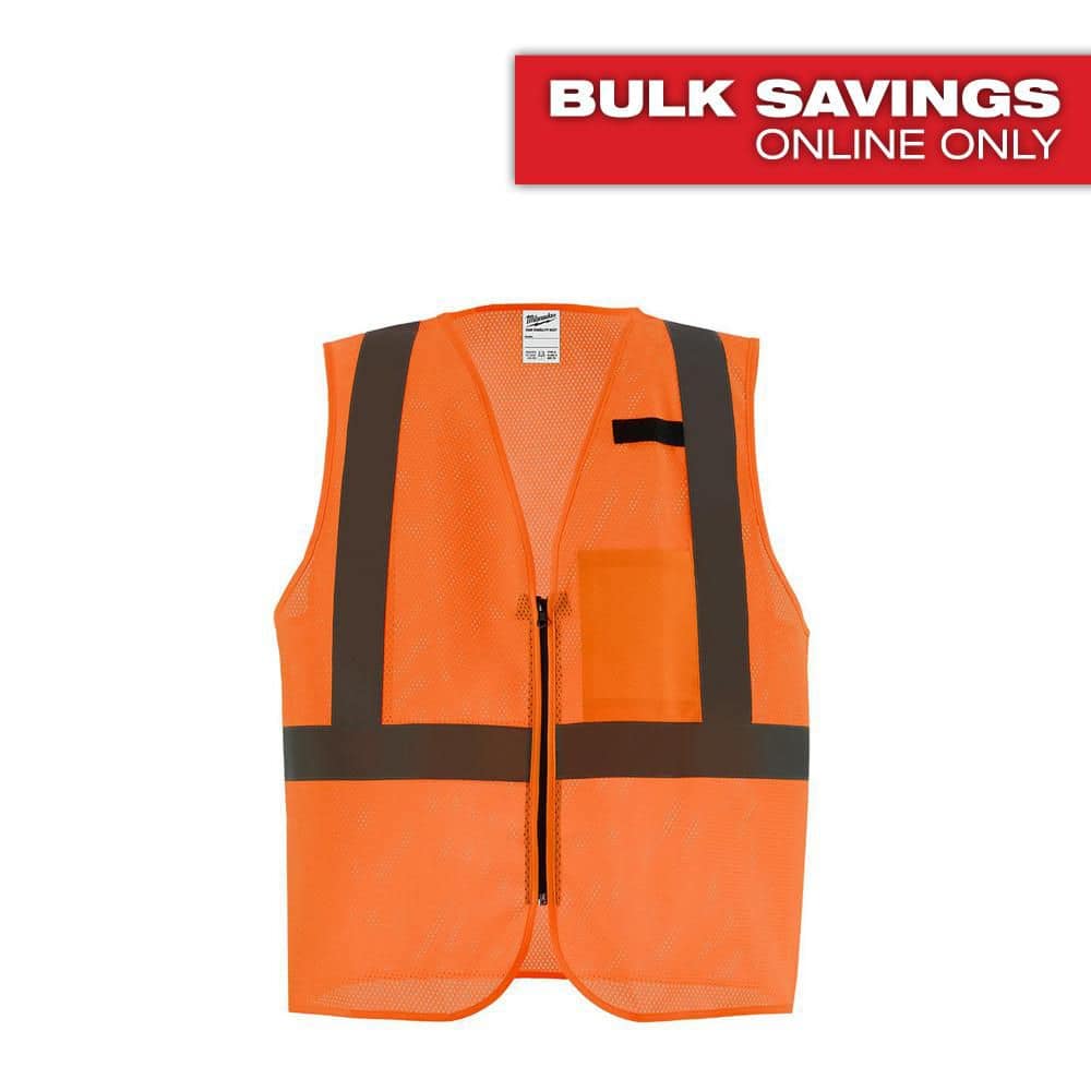 Small/Medium Orange Class 2 High Visibility Mesh Safety Vest with 1 Pocket price history on PriceWatchPro