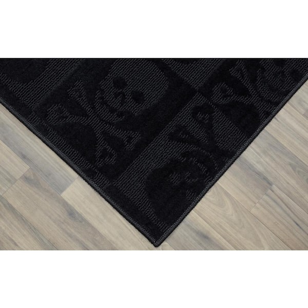 Black Mickey Mouse Louis Vuitton Runner Rug in 2023