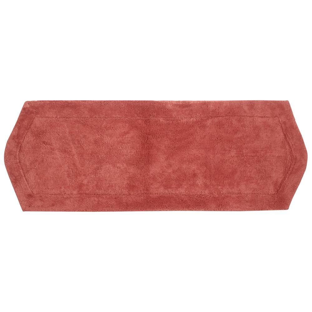 HOME WEAVERS INC Waterford Collection Coral 22 in. x 60 in. Cotton Bath