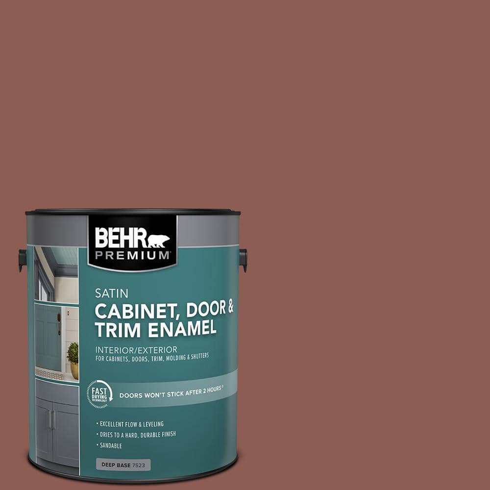 1 gal. #S170-6 Red Curry Satin Enamel Interior/Exterior Cabinet, Door & Trim Paint price history on PriceWatchPro