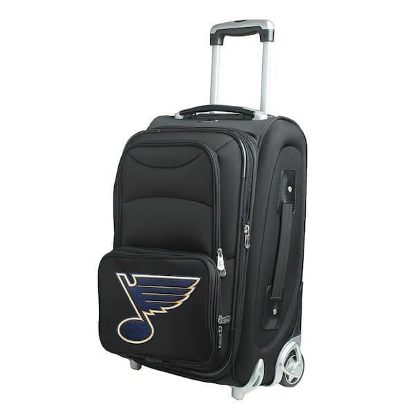 Denco NHL St Louis Blues 21 in. Black Carry-On Rolling Softside Suitcase