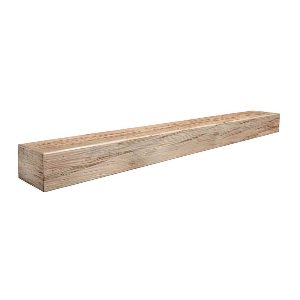 EVERMARK Expressions 4 ft. Classic Poplar Stain Grade Wood Shelf