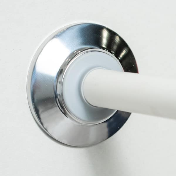 Cozylkx 2pcs Shower Pipe Covers Replacement, Stainless Steel Valve Chrome Pipe Cover Metal Radiator Pipe Cover Shower Kitchen Faucet Accessories, ID 26mm/OD 60mm