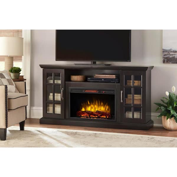 Customer Reviews For Home Decorators Collection Edenfield 59 In Freestanding Infrared Electric Fireplace Tv Stand Espresso - Home Decorators Collection Electric Fireplace Reviews