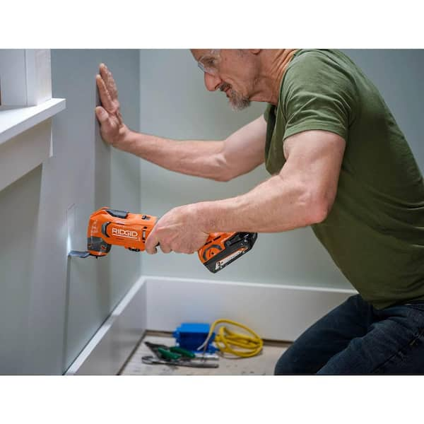 RIDGID 18V Cordless Oscillating Multi-Tool (Tool Only) 20,000