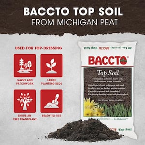 50 lbs. Baccto Top Soil with Reed Sedge, Peat and Sand